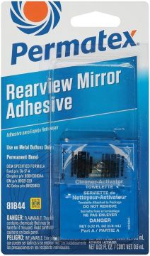 Permatex 81844 Professional Strength right Rearview Mirror Adhesive