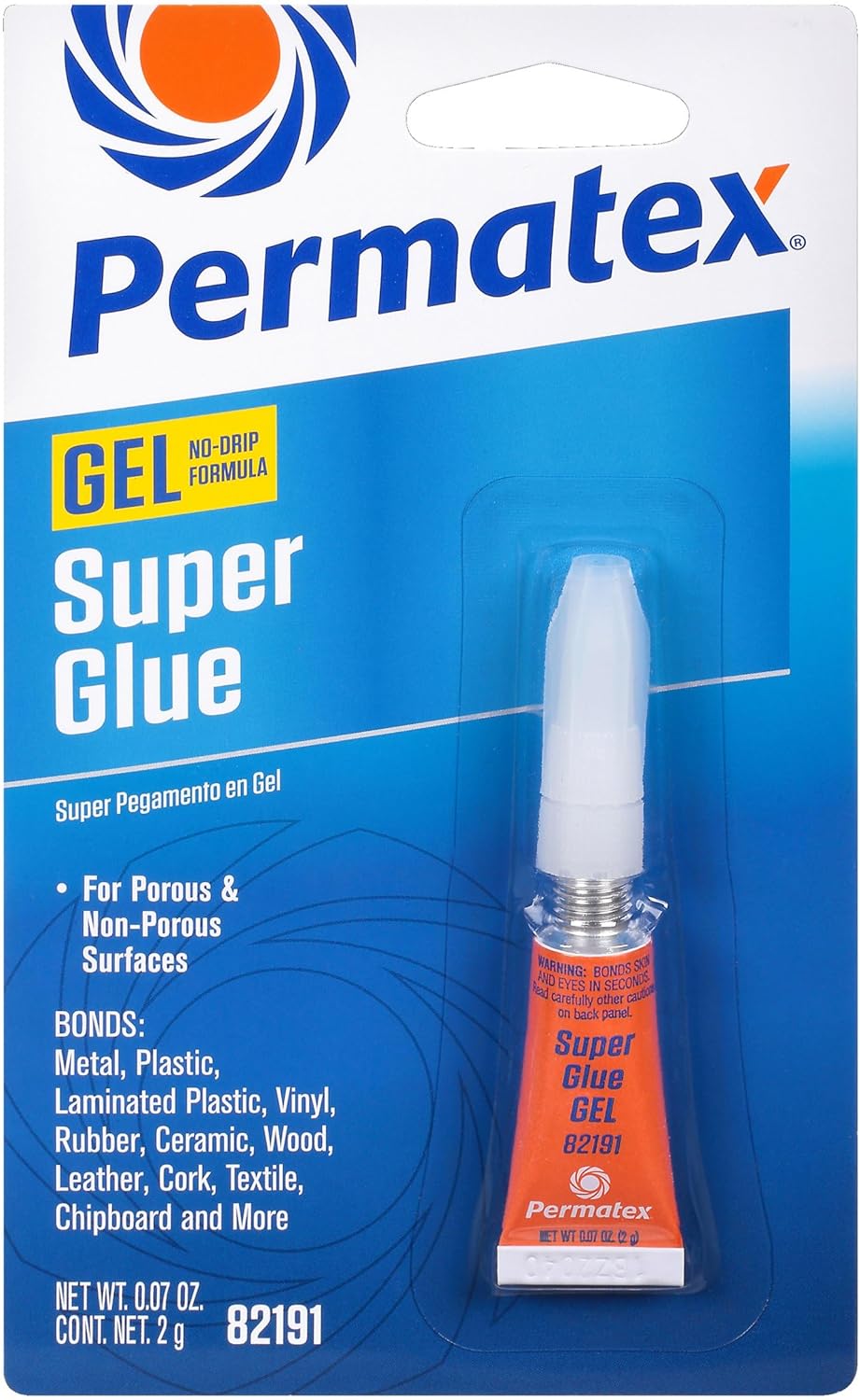 Prmtx okpetroleum.com: Permatex 82191 Super Glue Gel, 2 g Tube