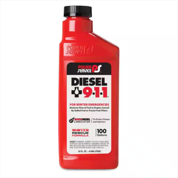 Power Service 8025-12 Diesel 9-1-1 Fuel Anti-Freezer - 32 Ounce