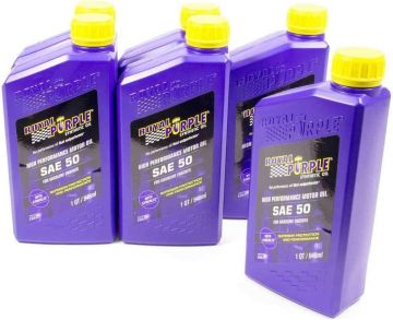 Royal Purple 06050 High Performance Premium Synthetic Motor Oil SAE 50 6-Quarts