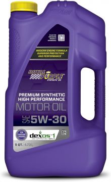 Royal Purple 53530 High Performance Premium Synthetic Motor Oil 5W-30 3x5 Quarts (Copy)