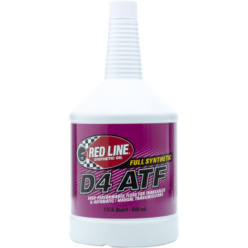 Red Line 30504 D4 ATF Synthetic Automatic Transmission Fluid (Quart)