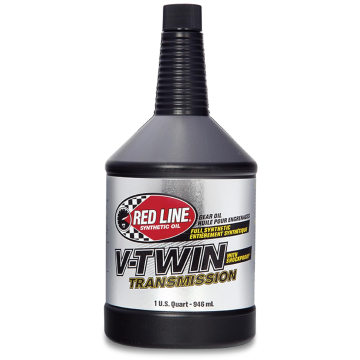 Red Line 42804 Synthetic Gear Oil V-Twin Transmission Oil with Shockproof (Quart)