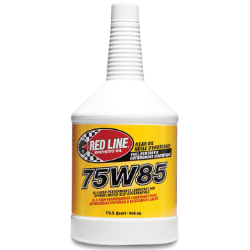 Red Line 50104 Full Synthetic Gear Oil 75W-85 GL-5 (Quart)