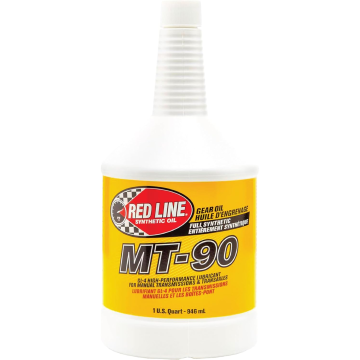 Red Line 50304 Full Synthetic Gear Oil MT-90 75W-90 GL-4 (Quart)