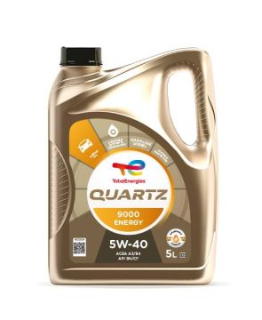 TotalEnergies QUARTZ 9000 Energy Motor Oil 5W-40 - 3x5 Quarts