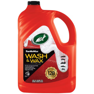 Turtle Wax 53499 Wash and Wax Carwash - 1 Gallon Jug