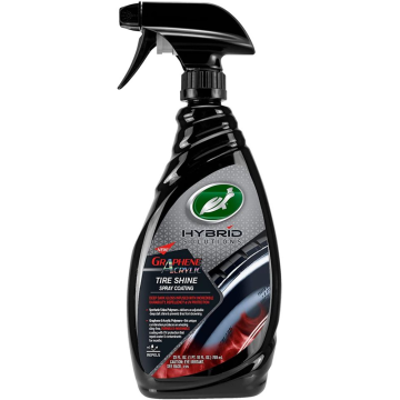 Turtle Wax 53733 Hybrid Solutions Graphene Acrylic Tire Shine Spray Coating (23 oz Bottle)