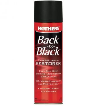 Mothers Back-to-Black Trim & Plastic Restorer Aerosol 10 oz Aerosol