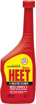 Iso-HEET Water Remover Premium Fuel Line Antifreeze + Injector Cleaner 12 fl. oz