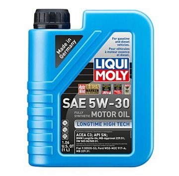 Liqui Moly 2038 Longtime High Tech 5W-30 Synthetic Motor Oil 1 Liter Bottle (6 Pack)