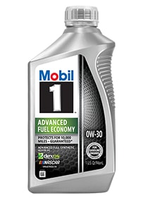 Mobil 1 0W-30 Advanced Fuel Economy Quart Bottle