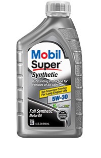 Mobil 1 Super Synthetic 5W-30 Motor Oil Quart Bottle