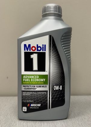 Mobil 1 Synthetic Motor Oil 0W-8 JASO GLV-1- 6 Quarts (1 Case)
