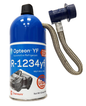 Chemours Opteon R1234yf Refrigerant With Hose 12 Ounce