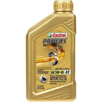 Castrol Power RS 5W-40 4-Stroke Motorcycle Oil (6 Quarts)