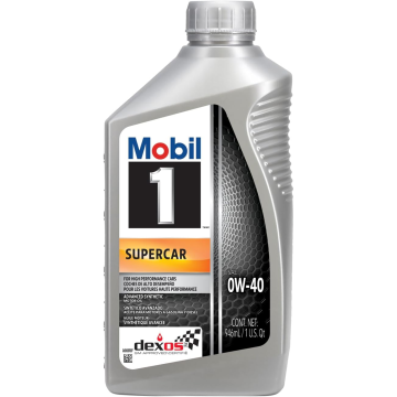 Mobil 1™ Supercar 0W-40 Dexos R Rated Motor Oil