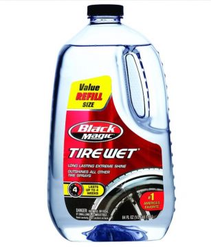 Black Magic 120011 Tire Wet Spray Bottle 64oz Value Refill Jug