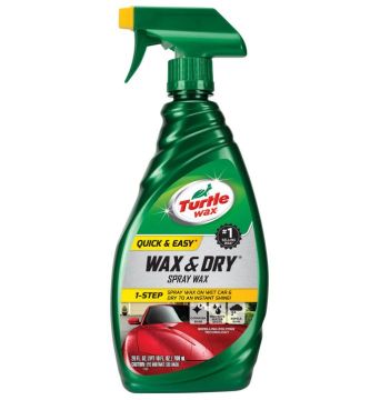 Turtle Wax T-9 1 Step Wax & Dry 26oz Spray Bottle