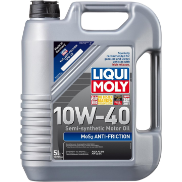 LIQUI MOLY 2043 MoS2 Antifric­tion SAE Motor Oil 10W-40 - 5 Liters