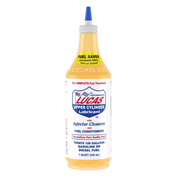 Lucas Oil 10003 Fuel Treatment Lubricant with Injector Cleaners Quart - 12 Pack