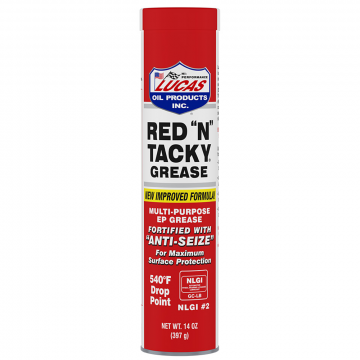 Lucas Oil 10005 Red "N" Tacky Grease NLGI #2 14oz -10 Pack