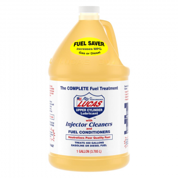 Lucas Oil 10013 Fuel Treatment Lubricant with Injector Cleaners Gallon - 4 Pack