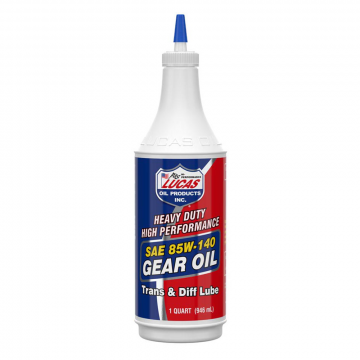 Lucas Oil 10042 Heavy Duty 85W-140 Gear Oil Quart - 12 Pack