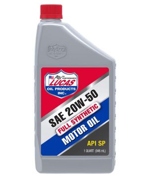 Lucas Oil 10054 Full Synthetic SAE 20W-50 Motor Oil Quart - 6 Pack