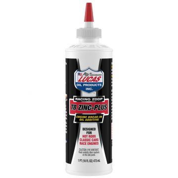 Lucas Oil 10063 Engine Break-In Oil Additive TB Zinc Plus 16oz -12 Pack