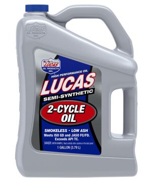 Lucas Oil 10115 Semi-Synthetic 2-Cycle Oil 1 Gallon (1 Pack)