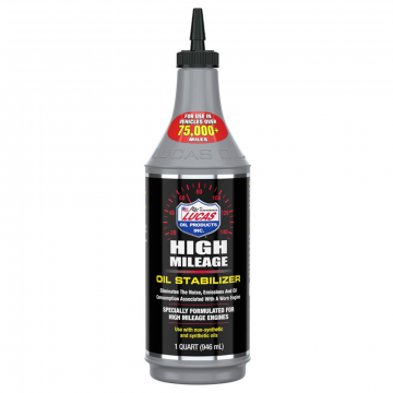 Lucas Oil 10118 High Mileage Oil Stabilizer Quart - 12 Pack