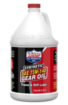 Lucas Oil 10122 Synthetic SAE 75W-140 Gear Oil Gallon - 4 Pack