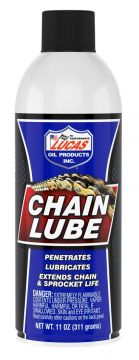 Lucas Oil 10393 Semi-Synthetic Chain Lube 11oz -12 Pack