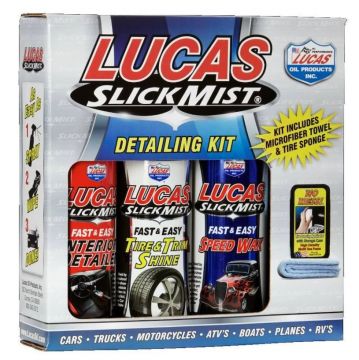 Lucas Oil 10558 Slick Mist Detailer Kit 4 Pack