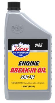 Lucas Oil 10630 Engine Break-In Oil SAE 30W Quart - 6 Pack