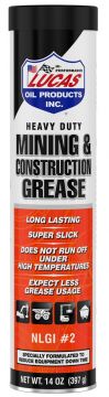 Lucas Oil 10881 Lucas Heavy Duty Mining and Construction Grease 14 OZ