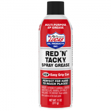 Lucas Oil 11025 Red "N" Tacky Aerosol Grease 11oz -1 Pack