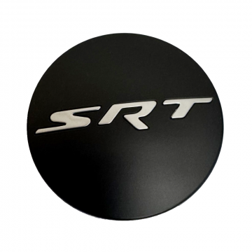 Mopar (5QW99RXFAA) Satin Black SRT Wheel Center Cap - (1 Cap)