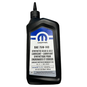 Mopar 68218657-AB SAE 75W-140 Synthetic Gear & Axle Lubricant - 1 Quart