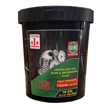 OK Petroleum Full Syn Limited Slip Gear + Differential Fluid Oil 75W-90 - 5 Gallon Pail