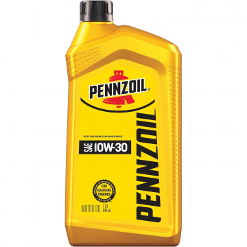 Pennzoil 550035052 10W-30 Motor Oil Quart - 6 Pack