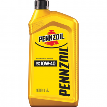 Pennzoil 550035160 10W-40 Motor Oil Quart - 6 Pack