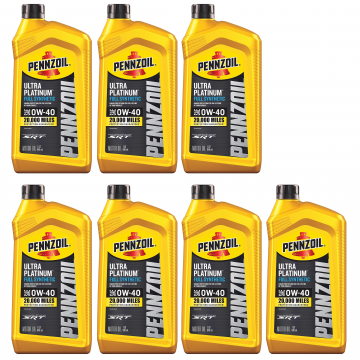 Mopar Chrysler Dodge Jeep Penzoil Ultra Platinum Full Synthetic 0W-40 (7 Quarts)